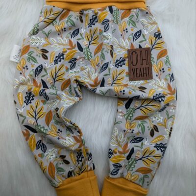 Mitwachshose Blätter Gr. 86