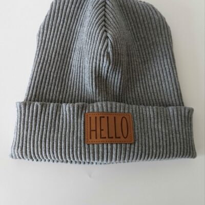 Hipster Beanie Erwachsene - Grau