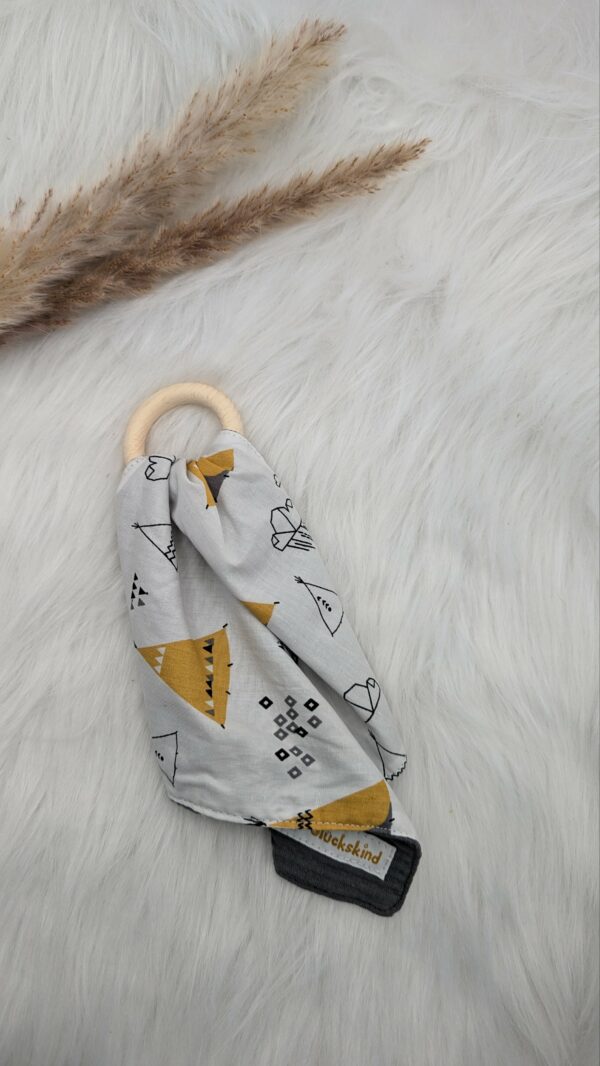 Schnuffeltuch Tipi, FSC®-Holz
