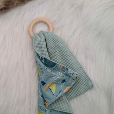 Schnuffeltuch Flaschenpost, FSC®-Holz