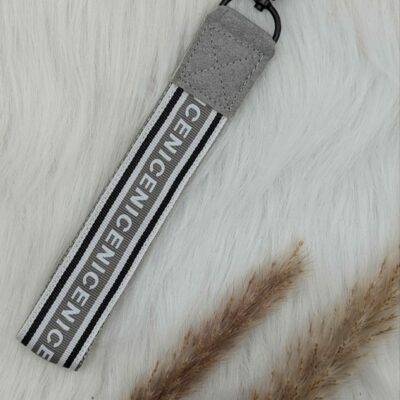 Schlüsselband grau "Nice"