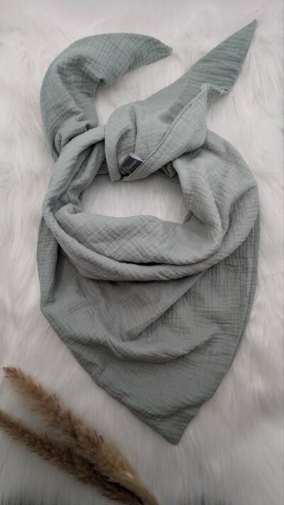 Musselintuch mint (XL)