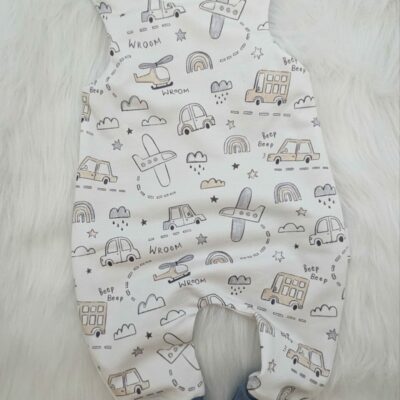 Strampler Fahrzeuge 3-6 Monate