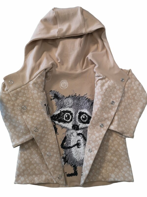Wendejacke Waschbär Gr. 86 – Bild 2