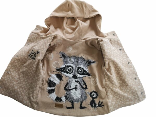 Wendejacke Waschbär Gr. 86 – Bild 3