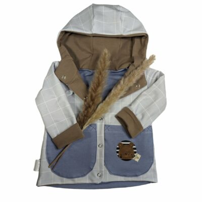 Wendejacke, mitwachsend Bär Gr. 92/98