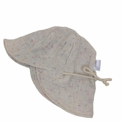 Musselin Sonnenhut Konfetti 2-5 Jahre