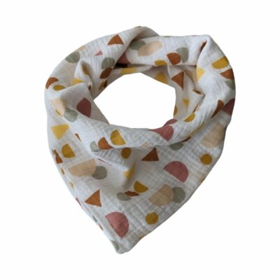 Musselintuch Geometrie (M), 70x50 cm