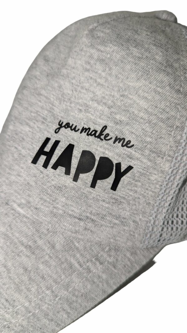 Cap "you makes me HAPPY" 4-8 Jahre – Bild 5
