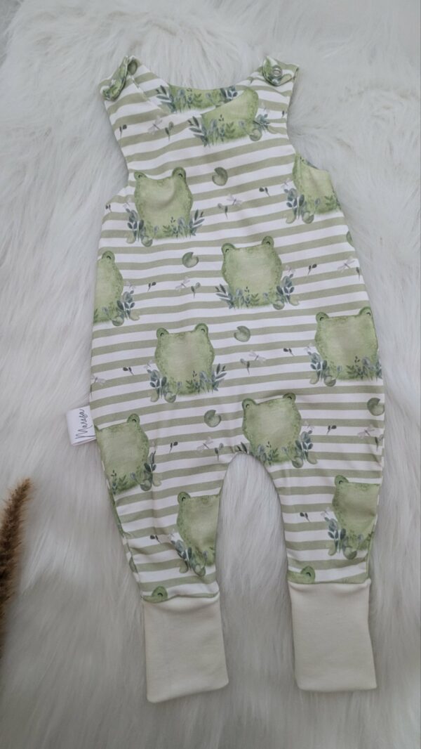 Strampler Frosch 3-6 Monate – Bild 2