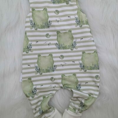 Strampler Frosch 0-3 Monate