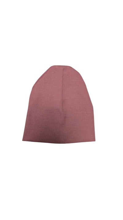 Ripp-Beanie 3-6 Monate (beere)