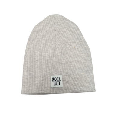Ripp-Beanie 1-2 Jahre (beige)