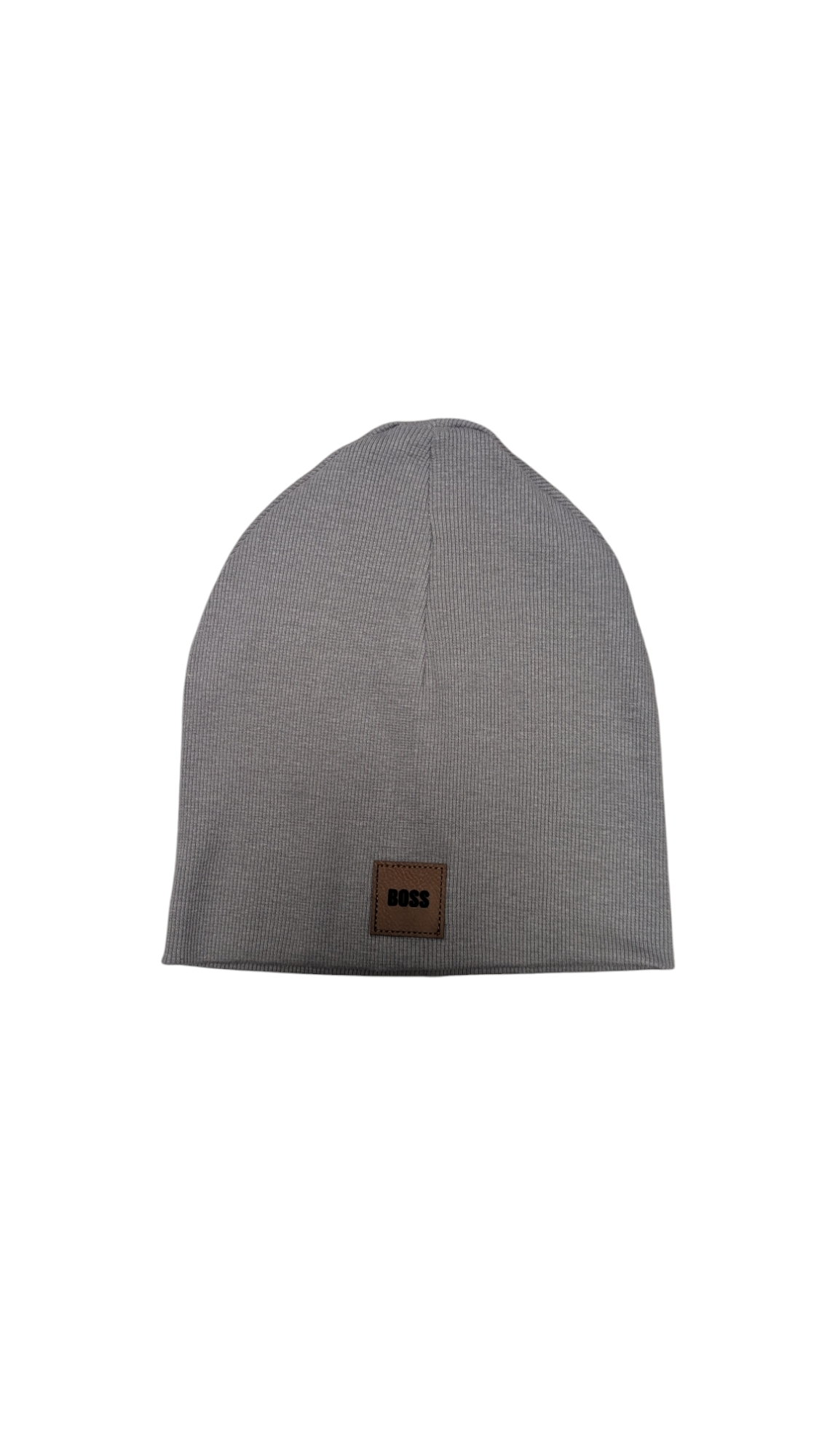 Ripp-Beanie 1-2 Jahre (dunkelgrau)