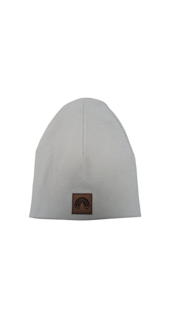 Ripp-Beanie 1-2 Jahre (grau)