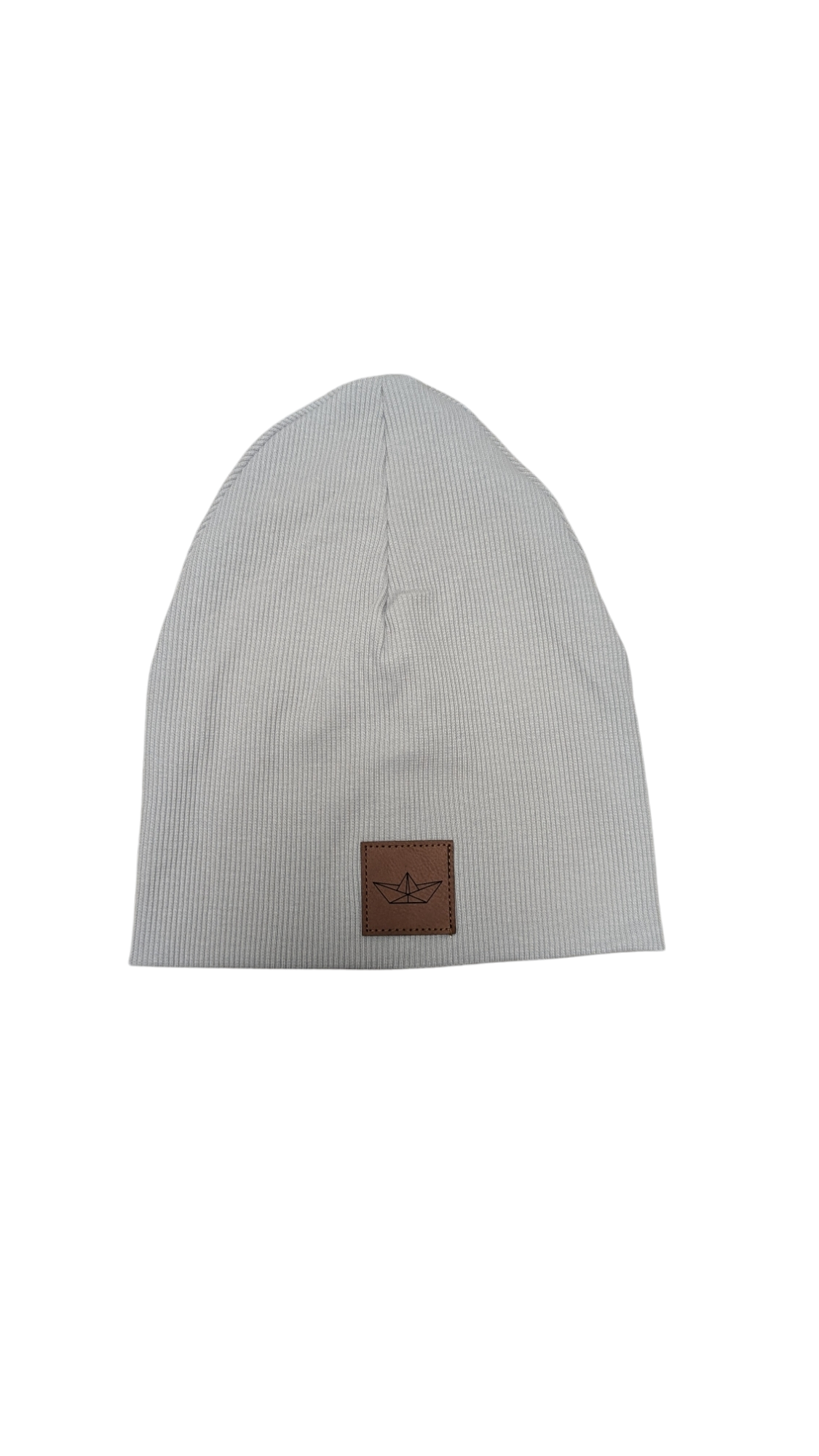 Ripp-Beanie ab 2 Jahre (grau)