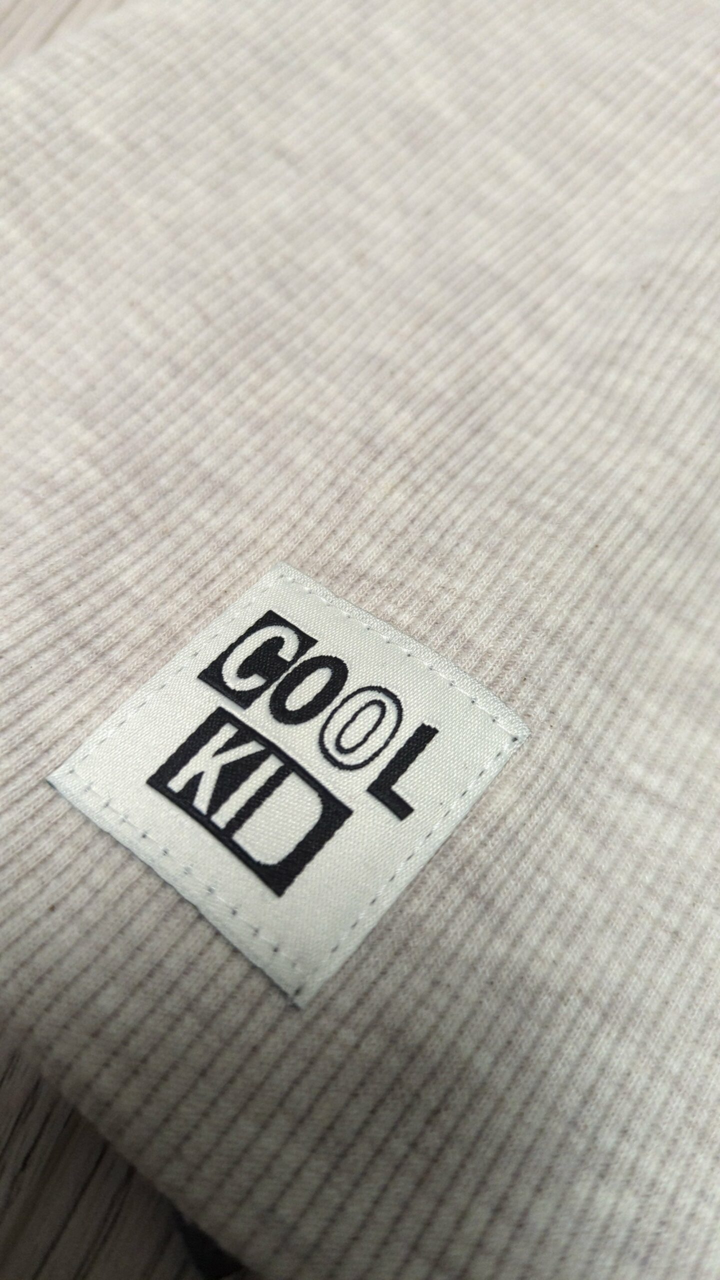 Ripp-Beanie 1-2 Jahre (beige) – Bild 2