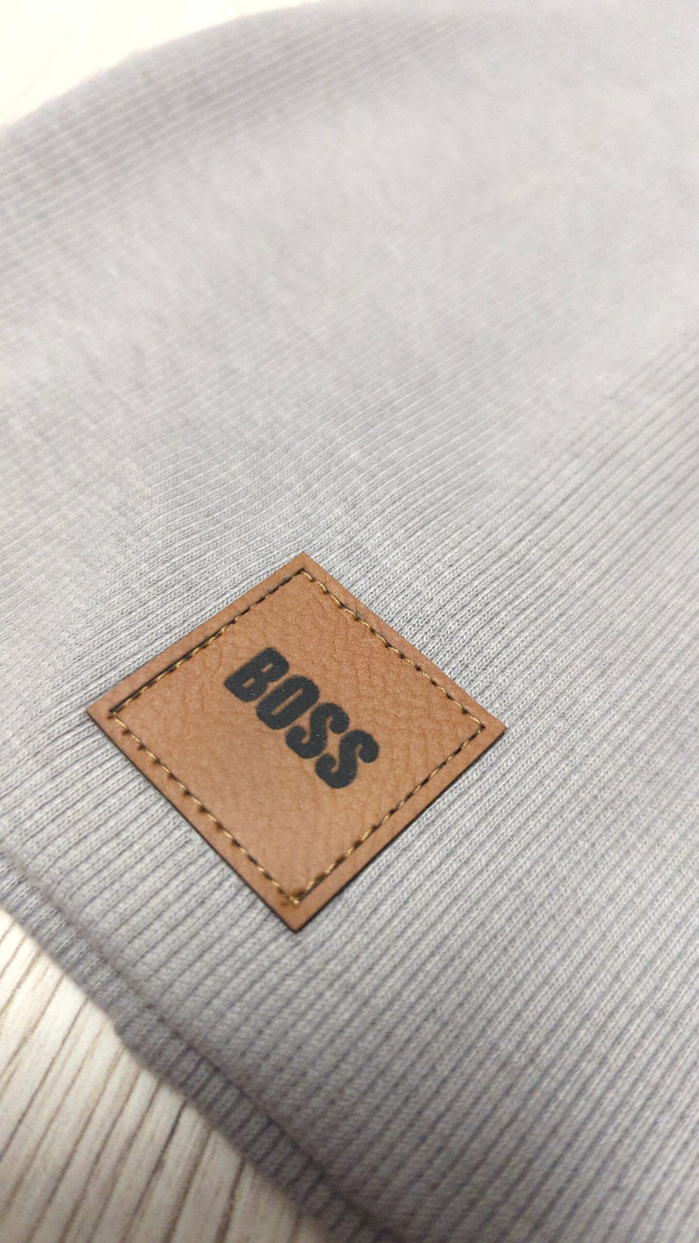 Ripp-Beanie 1-2 Jahre (dunkelgrau) – Bild 2