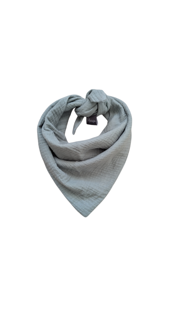 Musselintuch Mint (L), 85x55 cm – Bild 3