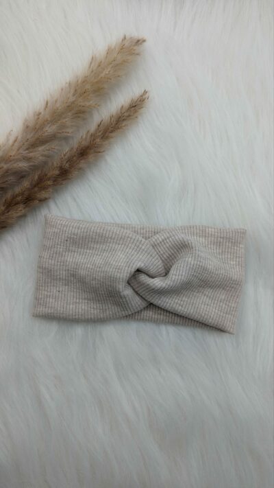 Stirnband Beige melliert (46 cm)