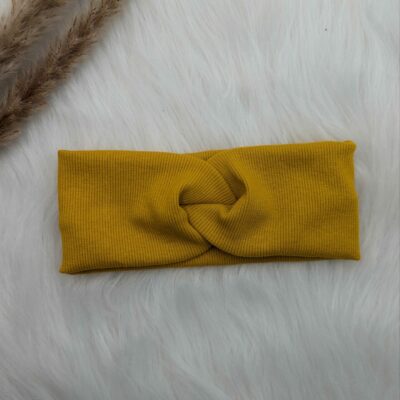 Stirnband Senfgelb (50 cm)