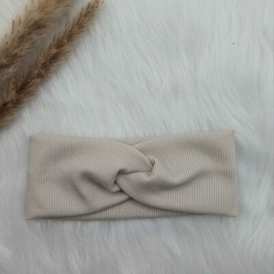 Stirnband Beige melliert (50 cm)