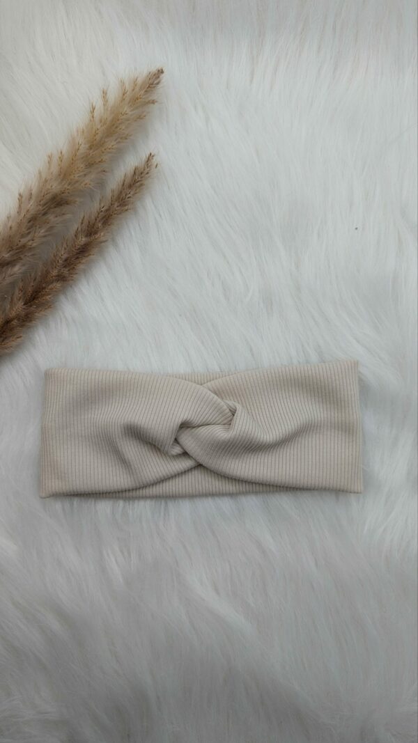 Stirnband Beige melliert (52 cm)