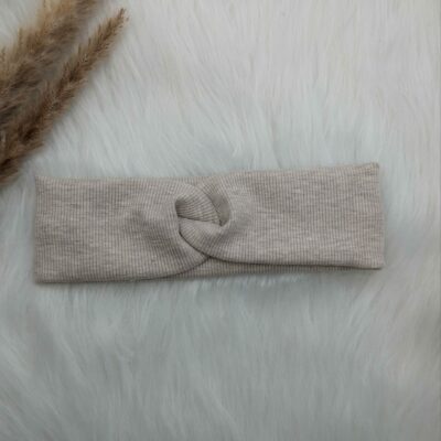 Stirnband Beige melliert (56 cm)