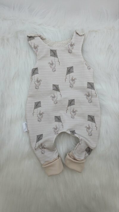 Strampler Maus mit Drachen 0-3 Monate