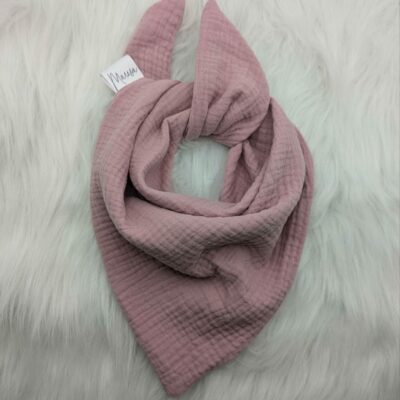 Musselintuch Rosa (M), 65x50 cm