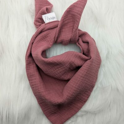 Musselintuch Beere (M), 65x50 cm