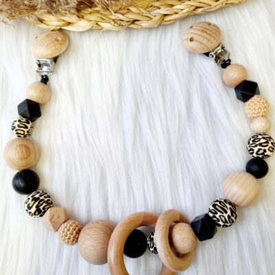 Kinderwagenkette Leo Schwarz