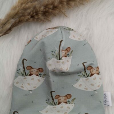 Beanie Maus im Regenschirm (46 cm)