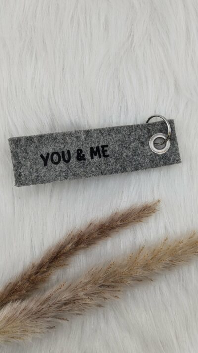 Schlüsselband "YOU & ME"