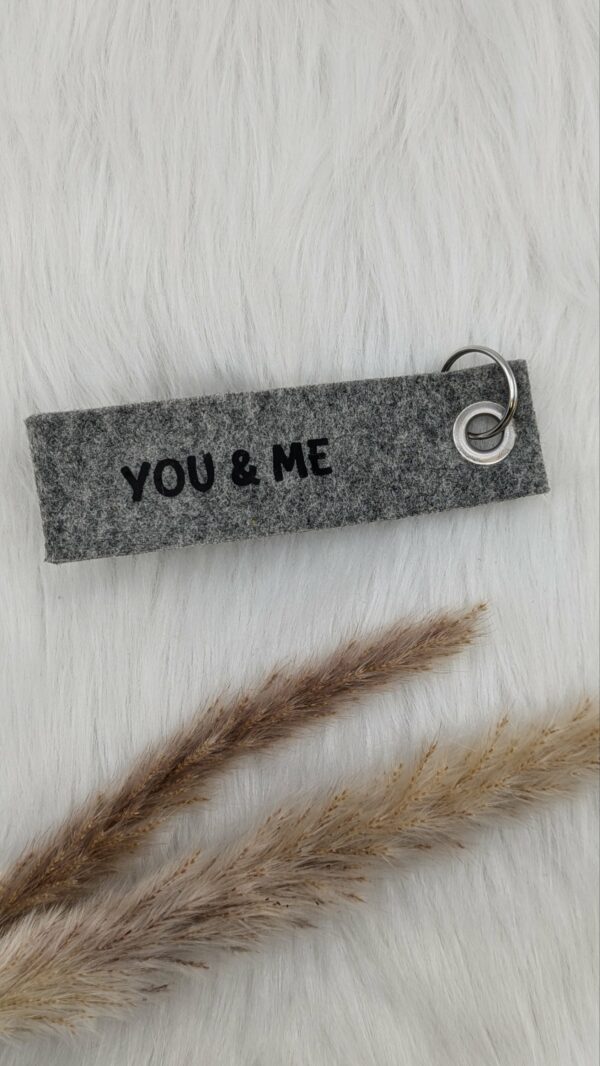 Schlüsselband "YOU & ME"