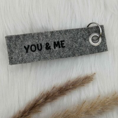 Schlüsselband "YOU & ME"