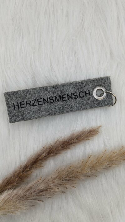 Schlüsselband "Herzensmensch"