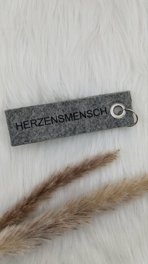 Schlüsselband "Herzensmensch"