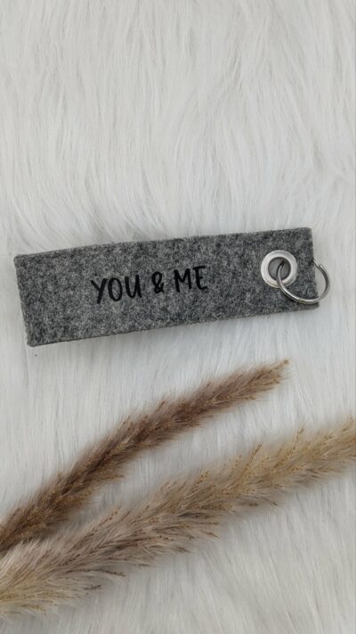Schlüsselband "YOU & ME"