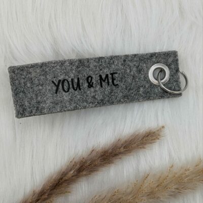 Schlüsselband "YOU & ME"