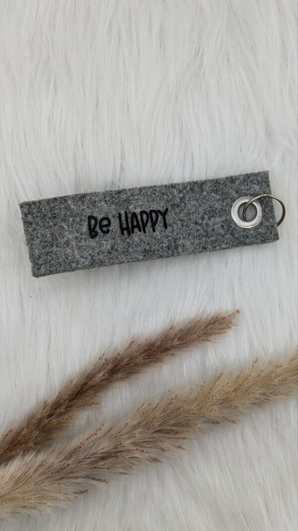 Schlüsselband "Be Happy"