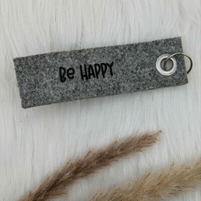 Schlüsselband "Be Happy"