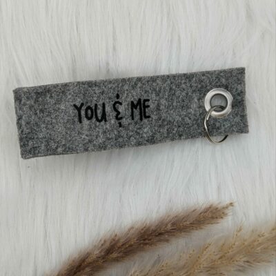 Schlüsselband "YOU & ME"