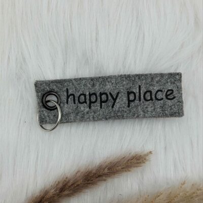 Schlüsselband "Happy place"