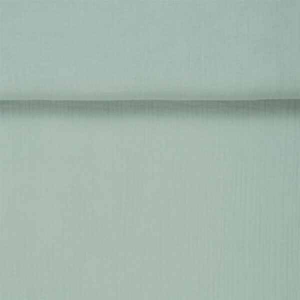 Bio Musselin - GOTS - sand mint – Bild 4