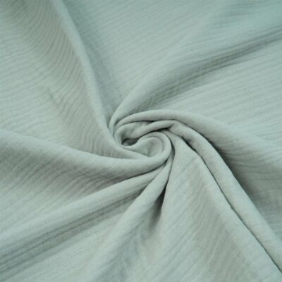 Bio Musselin - GOTS - sand mint