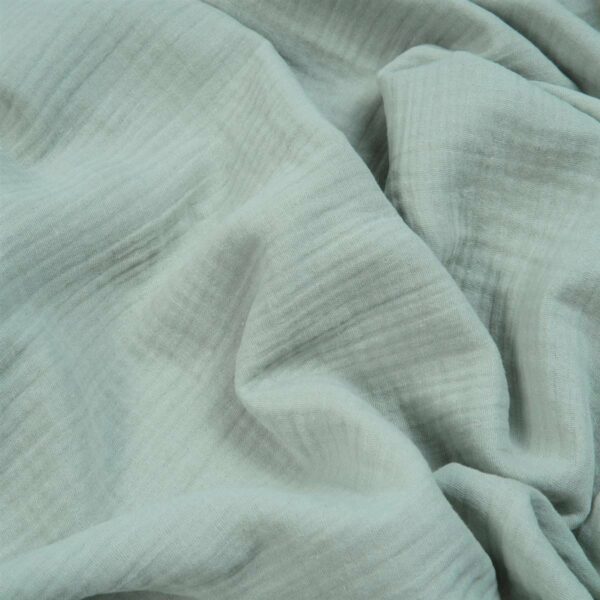 Bio Musselin - GOTS - sand mint – Bild 2