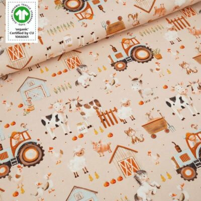 Bio Jersey Bauernhof - GOTS