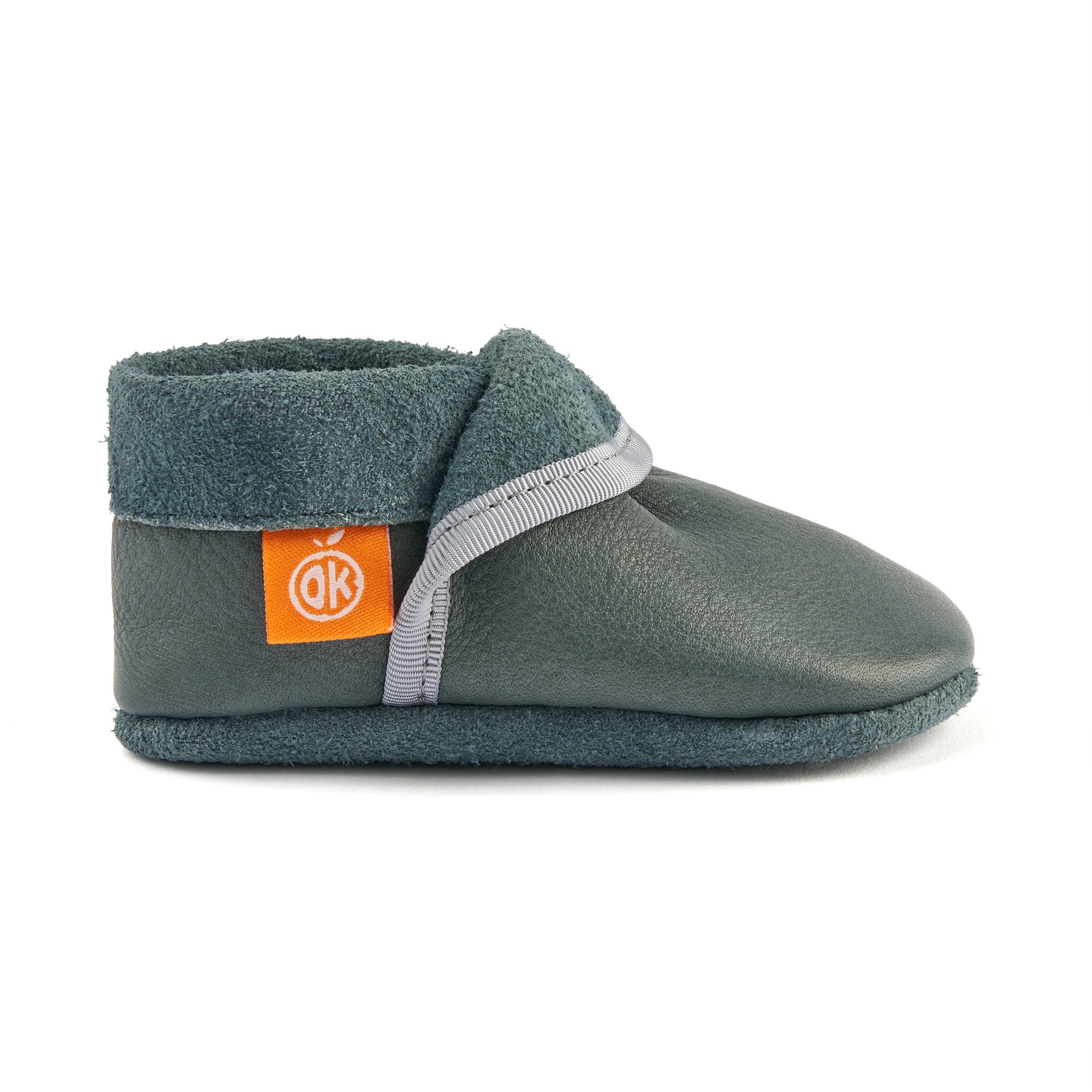 Kinder-Hausschuhe Klassik Blaugrau Gr. 20/21 – Bild 4