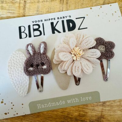 Set Haarspangen Bibi Blume und Hase